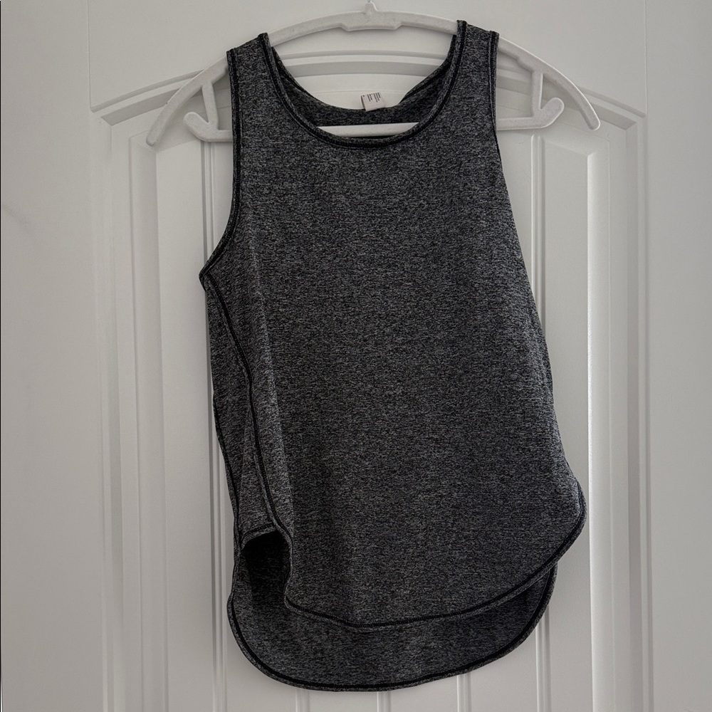 90 Degree By Reflex Dark Heather Gray Performance Tank
